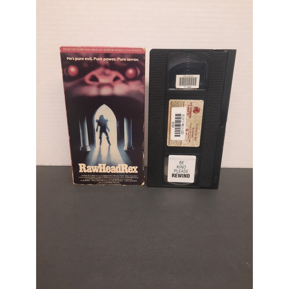 Rawhead Rex Horror Vestron VHS 1986 Vestron Video